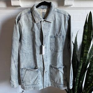 Taylor Stitch Ojai Chore Jacket in washed selvedge denim